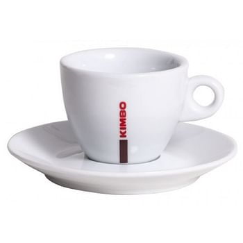 Promoties Kimbo cappuccino tas en ondertas - Kimbo - Geldig van 01/09/2017 tot 13/10/2017 bij De Koffieboon
