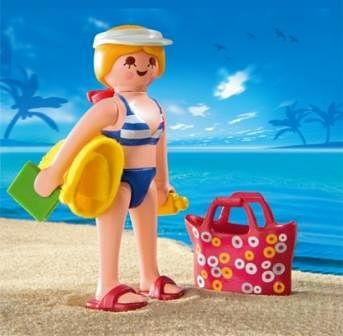 Promotions Toeriste op het strand - Playmobil - Valide de 02/10/2017 à 26/11/2017 chez Maxi Toys