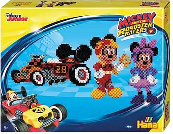 Promoties Hama Mickey and the Roadster Racers Gift Set - Hama - Geldig van 21/10/2017 tot 10/12/2017 bij ToyChamp