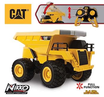Promoties CAT Construction R/C Dump Truck - Nikko - Geldig van 21/10/2017 tot 10/12/2017 bij ToyChamp