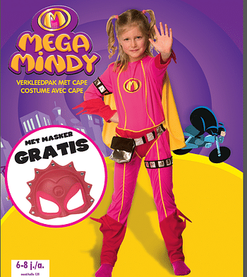 Promoties Mega Mindy verkleedpak 3-5j + masker - Studio 100 - Geldig van 20/01/2018 tot 18/02/2018 bij ToyChamp