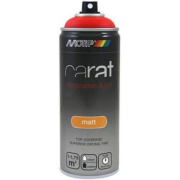 Promotions MoTip lak 'Carat' signalering rood mat 400 ml - Motip - Valide de 13/06/2018 à 28/06/2018 chez Brico