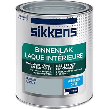 Promoties Sikkens lak grijsblauw satijn 750 ml - Sikkens - Geldig van 13/06/2018 tot 28/06/2018 bij Brico