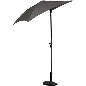 Promoties Central Park parasol 'Rochelle' donker grijs 2,28 m - Central Park - Geldig van 13/06/2018 tot 28/06/2018 bij Brico