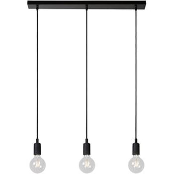 Promoties Lucide hanglamp ‘Fix Multiple’ zwart 3 x 60 W - Lucide - Geldig van 13/06/2018 tot 28/06/2018 bij Brico