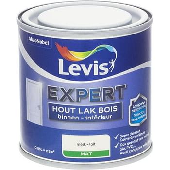 Promoties Levis lak 'Expert' melk mat 250 ml - Levis - Geldig van 13/06/2018 tot 28/06/2018 bij Brico