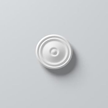 Promoties Decoflair rozet 'B12' in polystyreen diam. 300 mm - Decoflair - Geldig van 13/06/2018 tot 28/06/2018 bij BricoPlanit