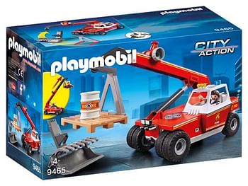 Promoties 9465 Brandweer hoogtewerker - Playmobil - Geldig van 20/10/2018 tot 09/12/2018 bij ToyChamp