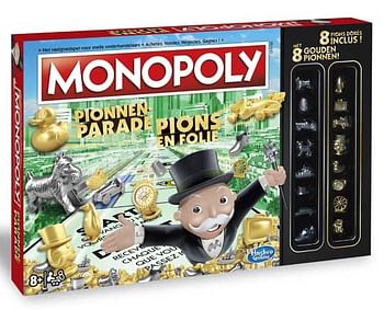 Promoties Monopoly Pionnen parade (BE) - Monopoly - Geldig van 10/12/2018 tot 13/12/2018 bij ToyChamp