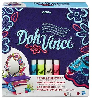 Promoties Doh Vinci Opberg kaptafel - Doh Vinci - Geldig van 10/12/2018 tot 13/12/2018 bij ToyChamp