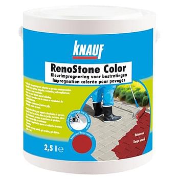 Promoties Knauf kleurimpregnering 'RenoStone Color' betongrijs 2,5 L - Knauf - Geldig van 01/01/2019 tot 31/01/2019 bij BricoPlanit