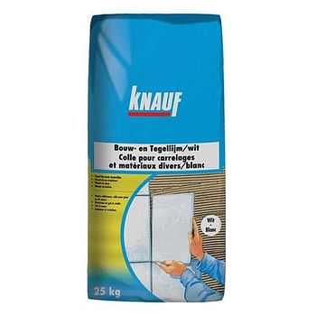 Promoties Knauf bouw-en Tegellijm wit 5 kg - Knauf - Geldig van 01/01/2019 tot 31/01/2019 bij BricoPlanit