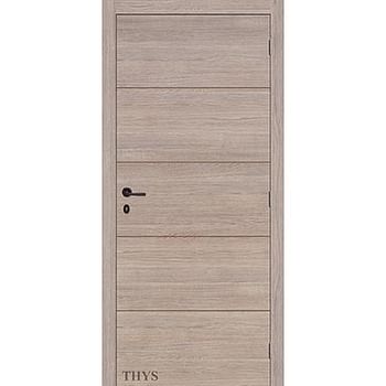 Promoties Thys deurgeheel 'Concept S63 Line Design 1510' eik grijs horizontaal 83cm - Thys - Geldig van 01/01/2019 tot 31/01/2019 bij BricoPlanit