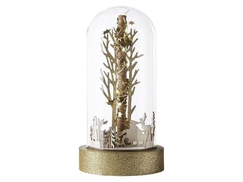 Promoties MELINERA® Decoratieve glazen stolp met ledverlichting (kerstboom) - Kerstversiering - Melinera - Geldig van 01/01/2019 tot 24/01/2019 bij Lidl