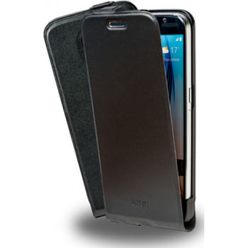 Promoties Azuri Flap Case met Card Slot voor Galaxy S6 Zwart - Azuri - Geldig van 16/06/2019 tot 30/06/2019 bij Selexion
