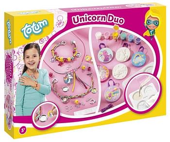 Promoties Unicorn 2-in-1 Creativity Set - Totum - Geldig van 16/03/2019 tot 18/04/2019 bij ToyChamp