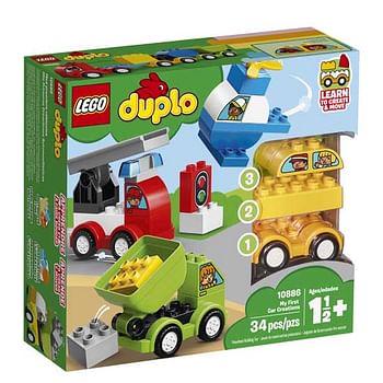 Promoties 10886 Mijn eerste auto creaties - Lego - Geldig van 16/03/2019 tot 18/04/2019 bij ToyChamp