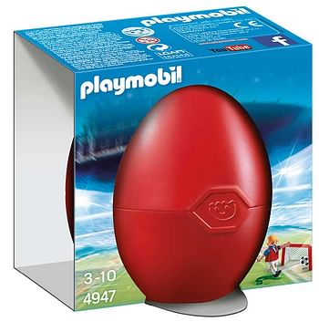 Promoties Voetballer met goal - Playmobil - Geldig van 06/04/2019 tot 25/04/2019 bij ToyChamp