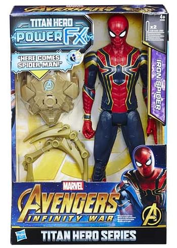 Promoties Power FX Spider-Man figuur 30cm - Hasbro - Geldig van 06/04/2019 tot 25/04/2019 bij ToyChamp