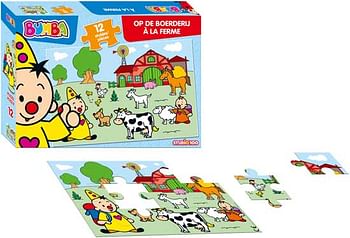 Promoties Bumba puzzel: Op de boerderij 12st - Studio 100 - Geldig van 06/04/2019 tot 25/04/2019 bij ToyChamp