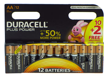 Promotions Batterijen Duracell Lr6 Aa Power Plus 10+2 Gratis - Duracell - Valide de 23/07/2019 à 19/08/2019 chez Zelfbouwmarkt