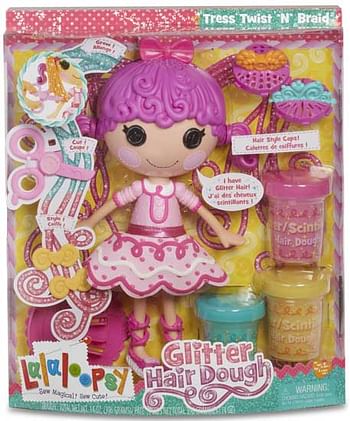 Promoties Lalaloopsy Glitter Hair-Dough pop - Lalaloopsy - Geldig van 03/08/2019 tot 27/08/2019 bij ToyChamp
