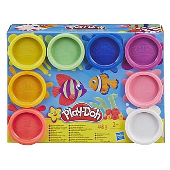 Aanbiedingen Play-Doh Regenboog 8-pack - Play-Doh - Geldig van 28/09/2019 tot 13/10/2019 bij ToyChamp