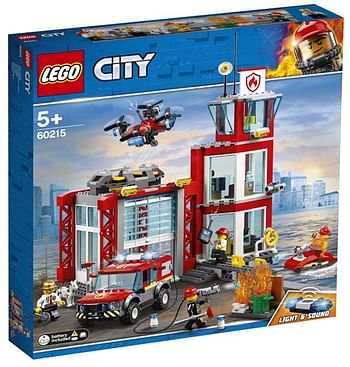 Aanbiedingen 60215 Brandweerkazerne - Lego - Geldig van 19/10/2019 tot 08/12/2019 bij ToyChamp