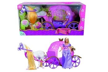 Aanbiedingen Fairytale Pumpkin Carriage - Steffi Love - Geldig van 07/12/2019 tot 01/01/2020 bij ToyChamp
