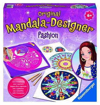 Aanbiedingen Fashion Mandala 2-in-1 - Ravensburger - Geldig van 07/12/2019 tot 01/01/2020 bij ToyChamp