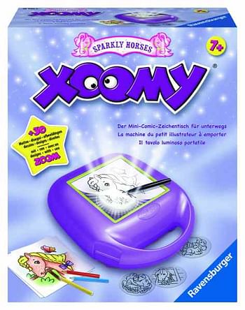 Aanbiedingen Xoomy Compact Sparkly Horses - Ravensburger - Geldig van 07/12/2019 tot 01/01/2020 bij ToyChamp