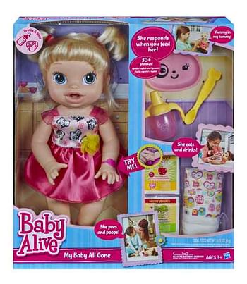 Aanbiedingen Baby Alive Mijn baby eet en drinkt - Hasbro - Geldig van 02/01/2020 tot 02/02/2020 bij ToyChamp