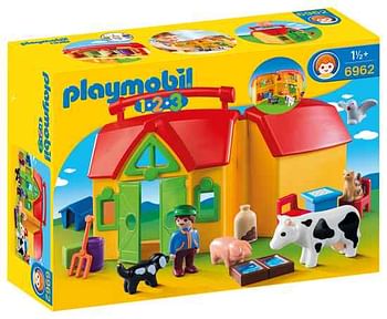 Aanbiedingen 6962 Meeneemboerderij met dieren - Playmobil - Geldig van 07/12/2019 tot 01/01/2020 bij ToyChamp