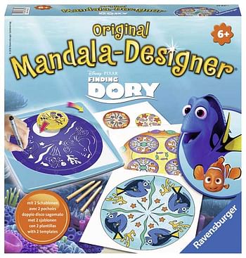 Aanbiedingen Disney Finding Dory Mandala 2-in-1 - Disney - Geldig van 07/12/2019 tot 01/01/2020 bij ToyChamp