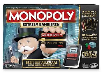Aanbiedingen Monopoly Extreem Bankieren BE - Monopoly - Geldig van 07/12/2019 tot 01/01/2020 bij ToyChamp