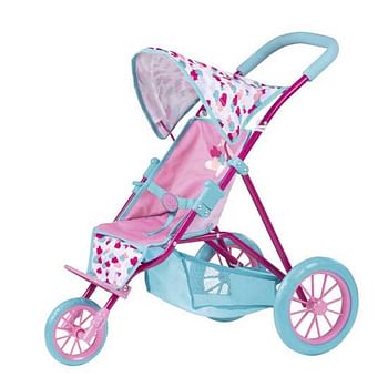 Aanbiedingen Baby Born Tri Pushchair poppenjogger - Zapf creation - Geldig van 07/12/2019 tot 01/01/2020 bij ToyChamp