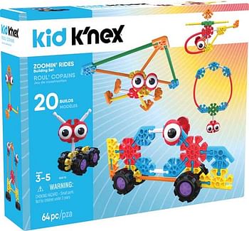 Aanbiedingen Kid K'nex Zoomin' Rides - K'Nex - Geldig van 07/12/2019 tot 01/01/2020 bij ToyChamp