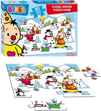 Aanbiedingen Bumba puzzel 4 seizoenen: Winter 20st - Studio 100 - Geldig van 07/12/2019 tot 01/01/2020 bij ToyChamp