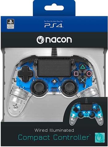 Aanbiedingen PS4 Nacon Wired Official Controller Transparant  B - BIGben - Geldig van 07/12/2019 tot 01/01/2020 bij ToyChamp