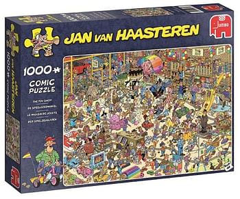 Aanbiedingen Jan van Haasteren De speelgoedwinkel 1000st - Jumbo - Geldig van 07/12/2019 tot 01/01/2020 bij ToyChamp