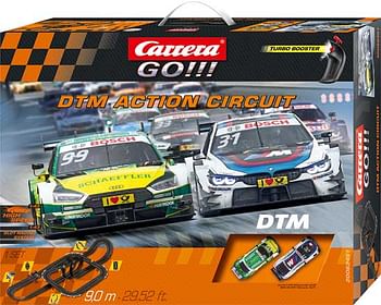 Aanbiedingen Carrera Go!!! DTM Action Circuit - Carrera - Geldig van 07/12/2019 tot 01/01/2020 bij ToyChamp