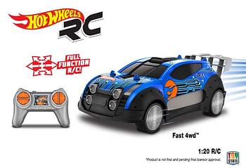 Aanbiedingen Hot Wheels Fast 4WD RC auto - Hot Wheels - Geldig van 07/12/2019 tot 01/01/2020 bij ToyChamp