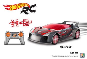 Aanbiedingen Hot Wheels Quick'n Sik RC auto - Hot Wheels - Geldig van 07/12/2019 tot 01/01/2020 bij ToyChamp