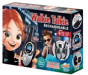 Aanbiedingen Buki Nature Oplaadbare Walkie Talkie - Buki - Geldig van 07/12/2019 tot 01/01/2020 bij ToyChamp