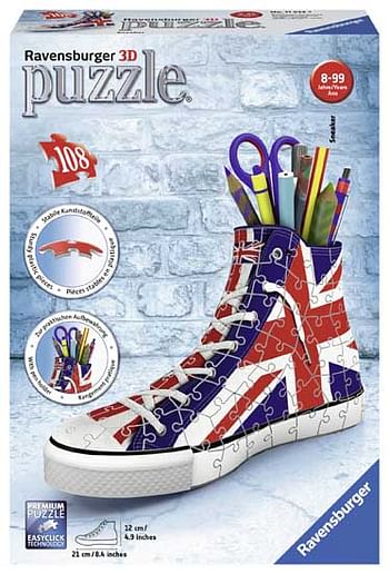 Aanbiedingen Sneaker Union Jack 108st - Ravensburger - Geldig van 07/12/2019 tot 01/01/2020 bij ToyChamp