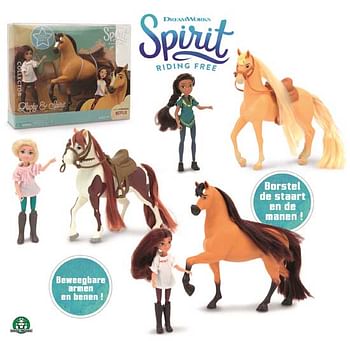 Aanbiedingen Spirit paard 18cm en pop 12cm - Giochi Preziosi - Geldig van 02/01/2020 tot 02/02/2020 bij ToyChamp