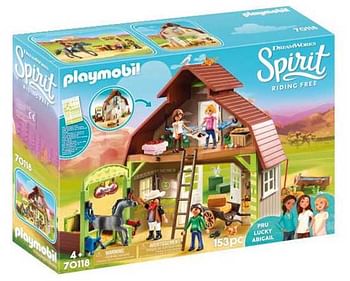 Aanbiedingen 70118 Schuur met Lucky, Pru en Abigail - Playmobil - Geldig van 07/12/2019 tot 01/01/2020 bij ToyChamp