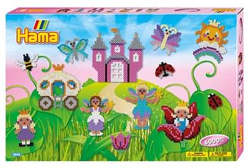 Aanbiedingen Hama Fairies Giant Gift Box 6000 beads - Hama - Geldig van 07/12/2019 tot 01/01/2020 bij ToyChamp