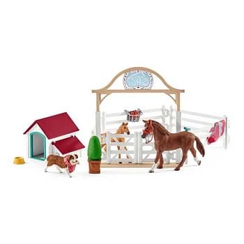 Aanbiedingen Schleich Horse Club 42458 Hannah's gasten met Ruby - Schleich - Geldig van 07/12/2019 tot 01/01/2020 bij ToyChamp