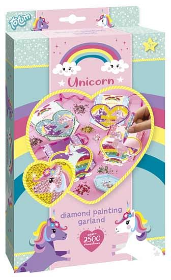 Aanbiedingen Unicorn Diamond Painting Garland - Totum - Geldig van 07/12/2019 tot 01/01/2020 bij ToyChamp